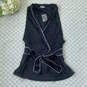 NWOT Intimately Free People Late Night Velvet Wrap XS